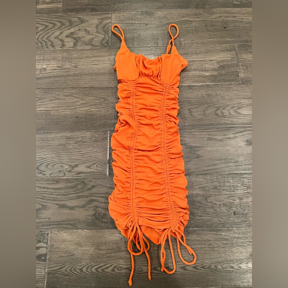 Orange dress